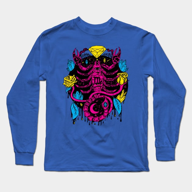 CMYK Mystic Scorpio Zodiac Long Sleeve T-Shirt by kenallouis